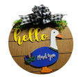 Add on Outfit - Mardi Gras - For Goose Goosey Interchangeable Large Round Wooden Shiplap Door Hanger / Wreath or Standup