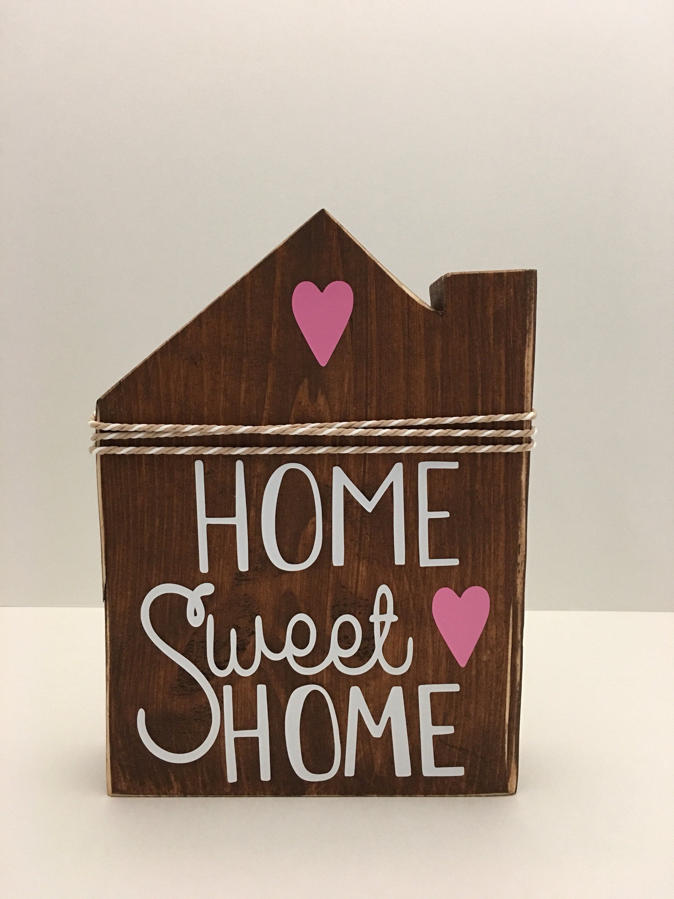 Home Sweet Home | Decorative | Wooden Block| House