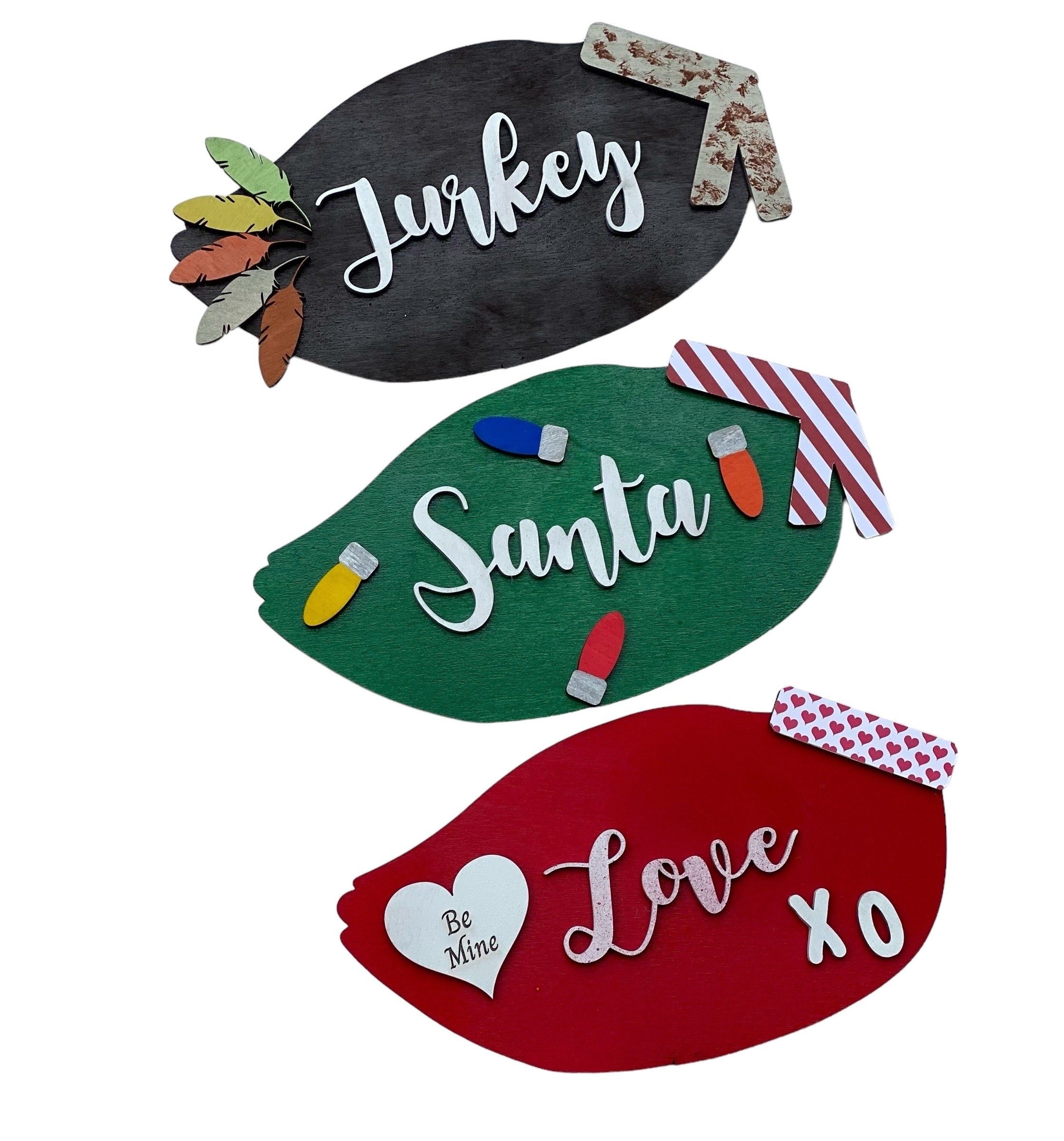 Hello Goose - Goosey - Interchangeable Holidays Seasons - Large Round Wooden Shiplap Door Hanger / Wreath/Sign - Porch Goose - Gift Mom