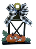 Add On Fall Pumpkins - Interchangeable Lantern - Stand up - Door Sign