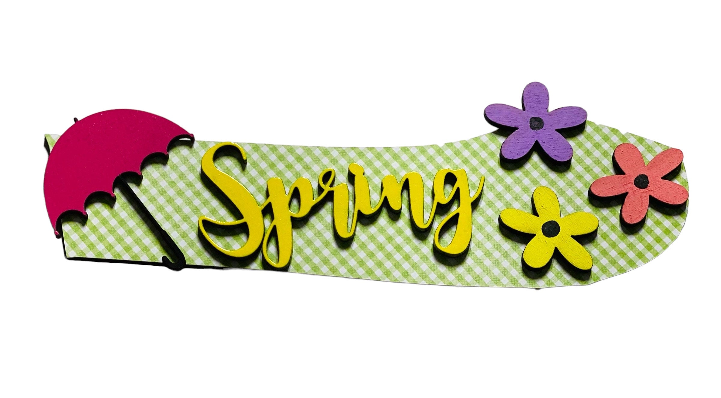 Add on Outfit for Dachshund Doxie - Spring - Weiner Dog - Large Round Wooden Shiplap Door Hanger / Wreath / Sign