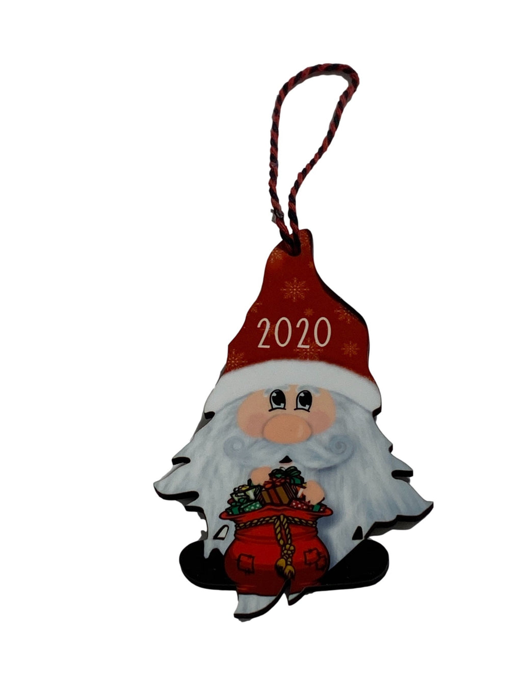 Personalized - Gnome Santa - Christmas Tree - Ornament