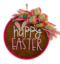 Happy Easter - Wooden 12” Round - Easter / Spring - Door Sign / Wreath