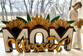 Mom Blessed | Sunflowers | Decorative | Shelf Sitter | Mothers Mother’s Day Standup