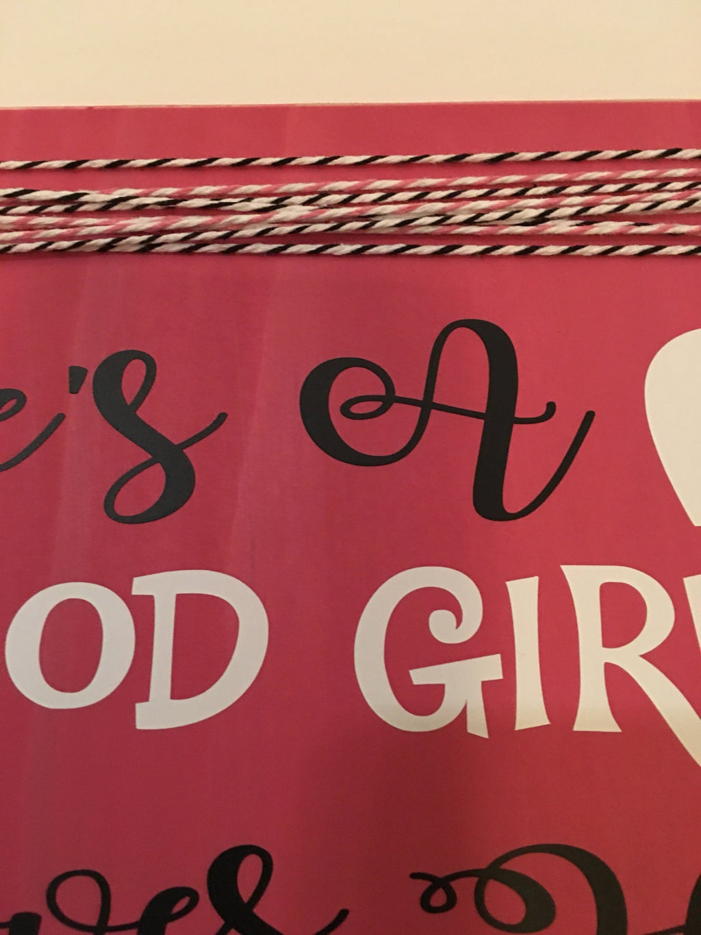 She's A Good Girl Loves Her Mama Nursery / Little Girl Room Rustic Wooden Wall Sign
