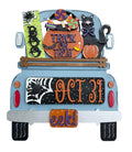 Add On Halloween Trick or Treat Set - Interchangeable- Vintage Truck - Stand up - Door Sign