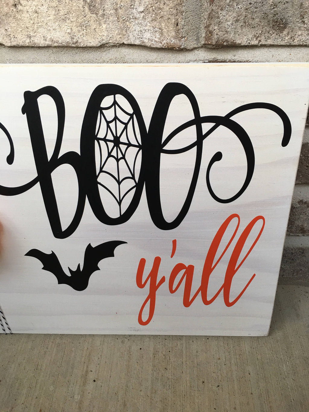 Rustic 11" x 14" Wooden Boo Y'all Halloween Sign