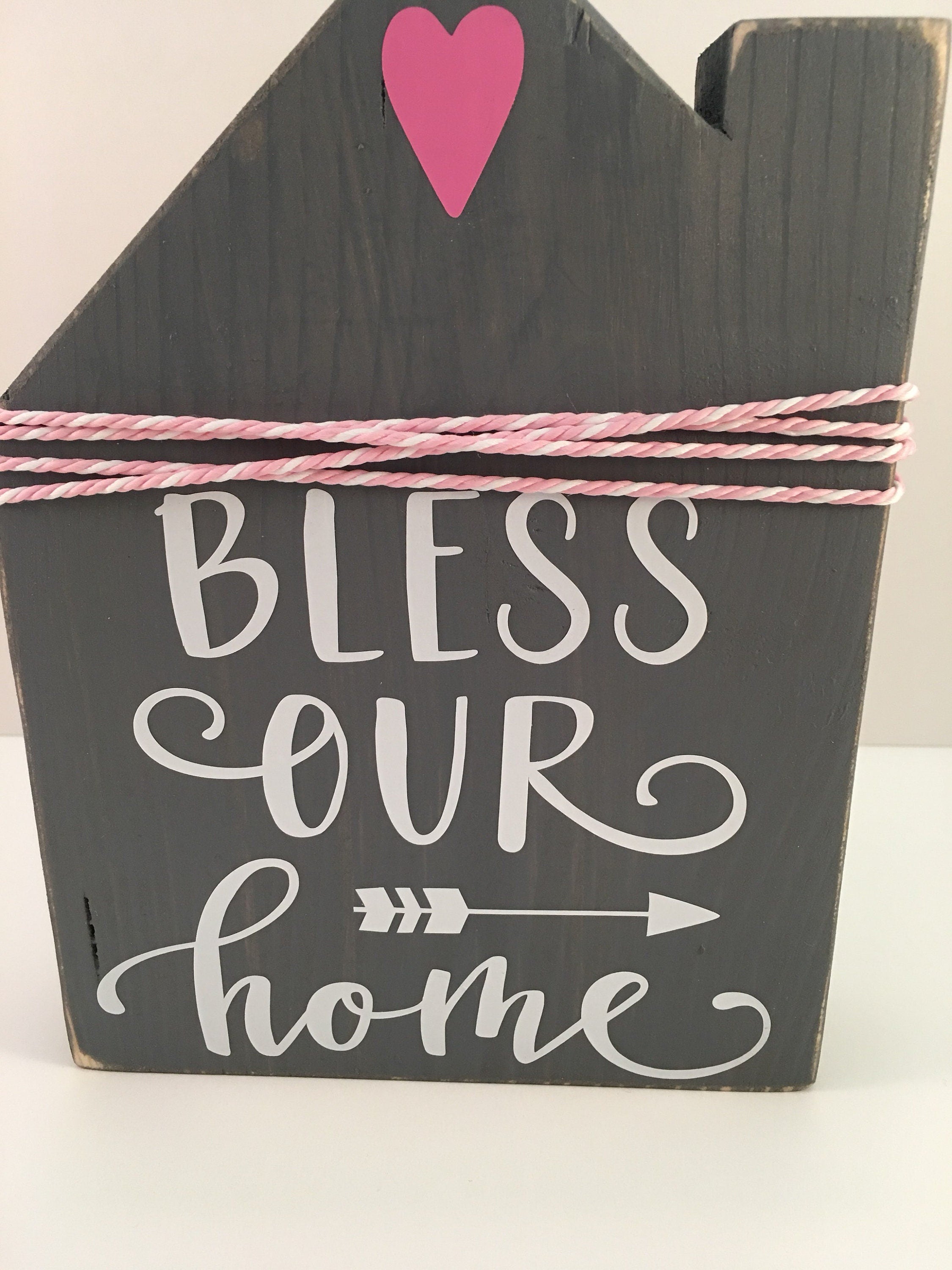 Bless Our Home | Decorative | Wooden Block | House