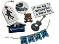 Elvis - Tier Tray Decor- Set of 6 - Finished - Home Decor