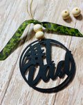 Number One Dad - Camo - Car Charm - Rear View Mirror Hanger - Ornament - Fathers Day Father’s Day Gift - Present for Dad Daddy
