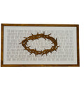 Easter - Thorny Crown - Crucifixion - Layered Wooden Religious Sign - Gift for Him Her - Wedding Anniversary Presents