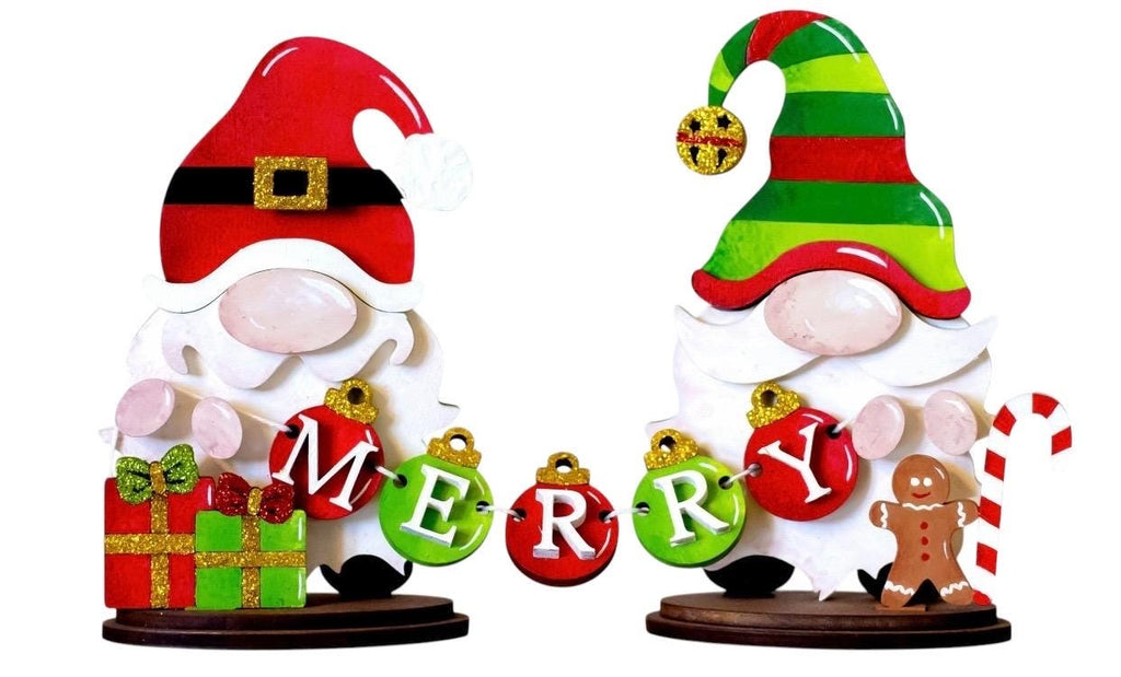 Interchangeable Set - 7 Holidays - Boy and Girl Gnomes - Shelf Sitters - Gift for Mom