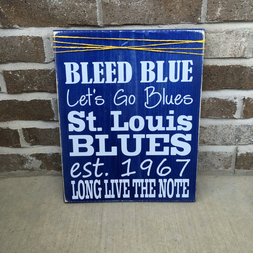 St. Louis Blues Fan Sign / Man Cave Sign