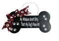 Dog - Nose Art - Black Bone - Decorative Wall Sign /Door Sign