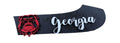 Add on Outfit for Dachshund Doxie - Georgia Bulldogs - Football - Weiner Dog - Large Round Wooden Shiplap Door Hanger / Wreath / Sign