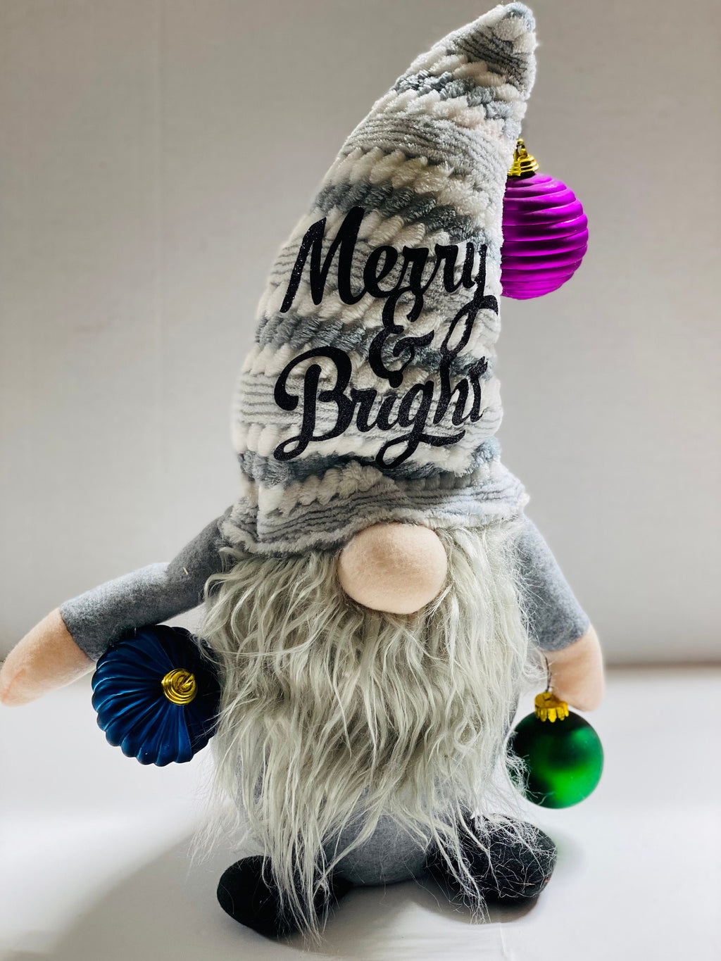 Christmas Gnome - Merry and Bright  - Gnomie with Sled