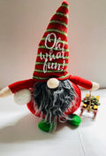 Christmas Gnome - Oh What Fun  - Gnomie with Sled