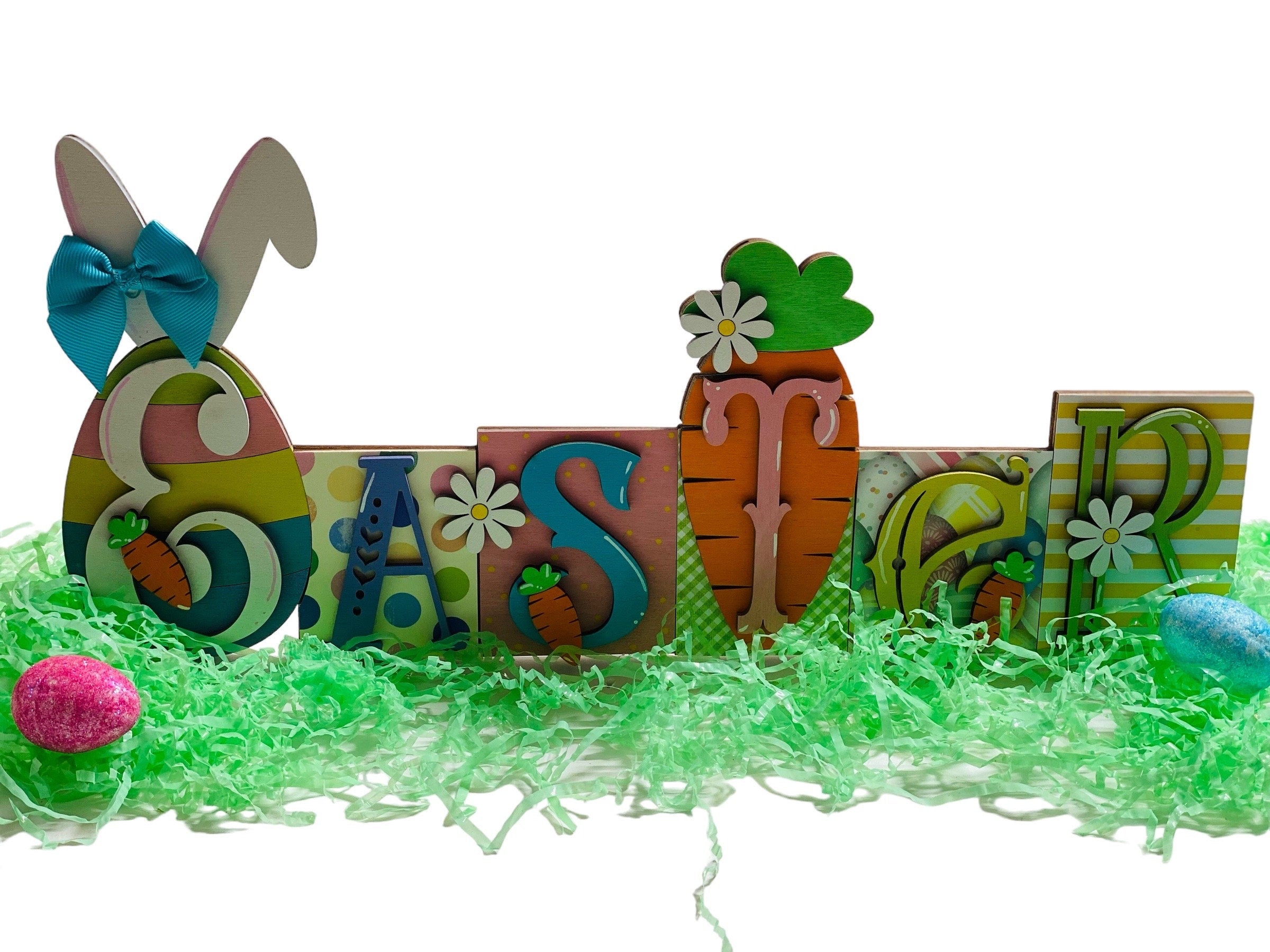 Easter | Decorative | Shelf Sitter | Spring Decor | Carrot Easter Egg