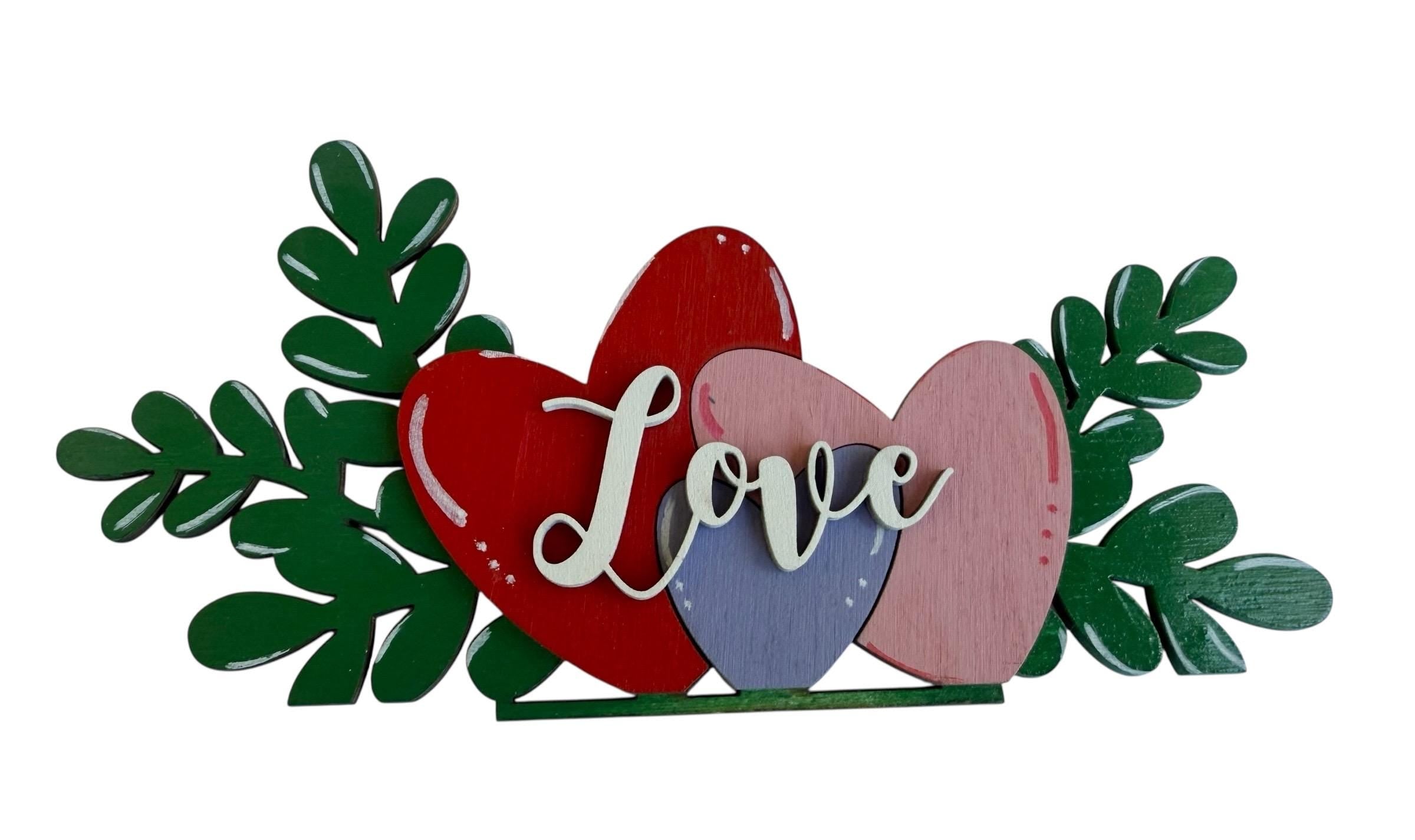 Add On Valentines Day - Interchangeable Lantern - Stand up - Door Sign