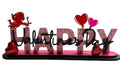 Happy Valentine’s Day | Winter |Decorative | Shelf Sitter | Hearts | Balloons