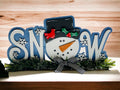 Snow | Snowman | Winter | Christmas | Decorative | Shelf Sitter