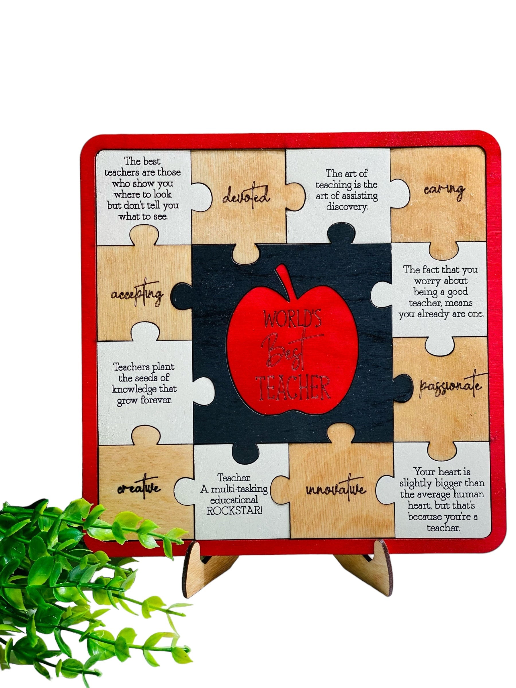 Teacher - Puzzle Sayings - Teacher’s Appreciation Day Gift